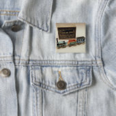 Model spoorweg, c.1870 vierkante button 5,1 cm (In situ)