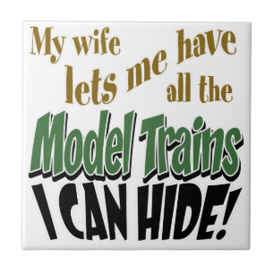 Model Spoorwegen Tegeltje