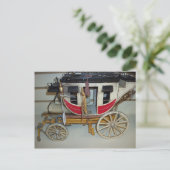 Model Stage Coach Briefkaart (Staand voorkant)