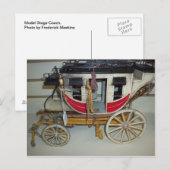 Model Stage Coach Briefkaart (Voorkant / Achterkant)