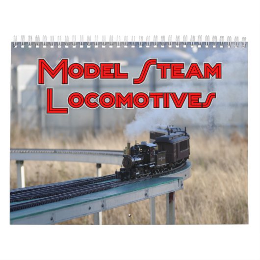 Model Steam Locomotives Wall Agenda Kalender (Hoes)