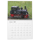 Model Steam Locomotives Wall Agenda Kalender (Jan 2027)