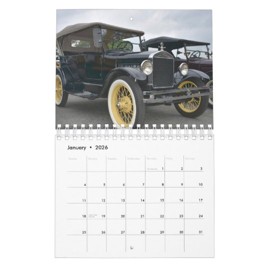 Model T-agenda Kalender (Jan 2026)