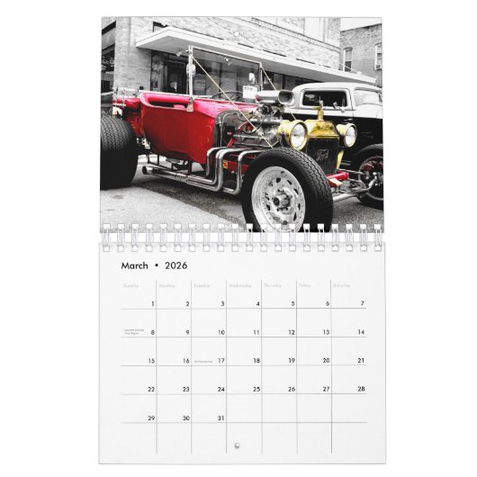 Model T-agenda Kalender (Mar 2026)