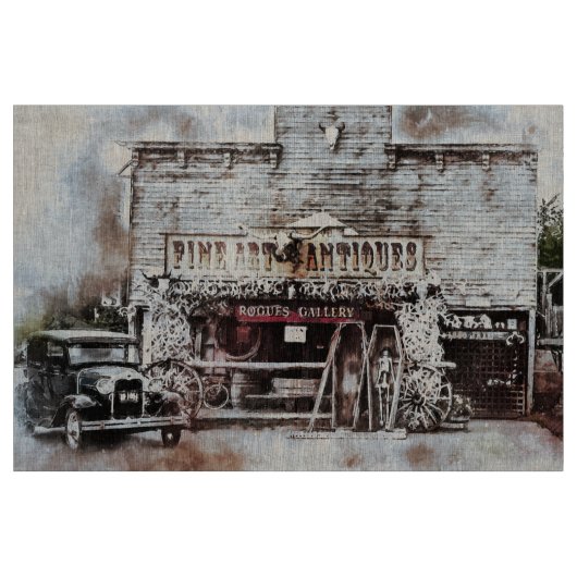 Model T & Antiek winkel  Stof (Fat Quarter)