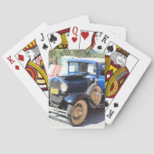 Model T auto speelkaarten (Achterkant)