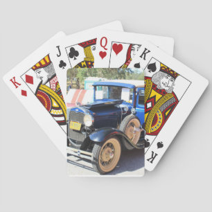 Model T auto speelkaarten
