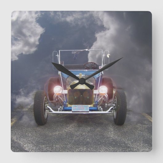 model T automatische wandklok (Voorkant)