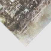 Model T & Barn  20x30-decoupage Tissuepapier (Detail)