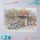 Model T en algemene loskoppeling van winkel  Tissuepapier (Craft)