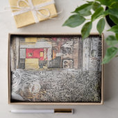 Model T en algemene loskoppeling van winkel  Tissuepapier (Geschenk)