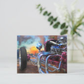 Model T Roadster BEACH SUNSET DREAMS Briefkaart (Staand voorkant)