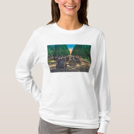 Model-T-snoeren op oorney AvenueFresno, CA T-shirt (Voorkant)