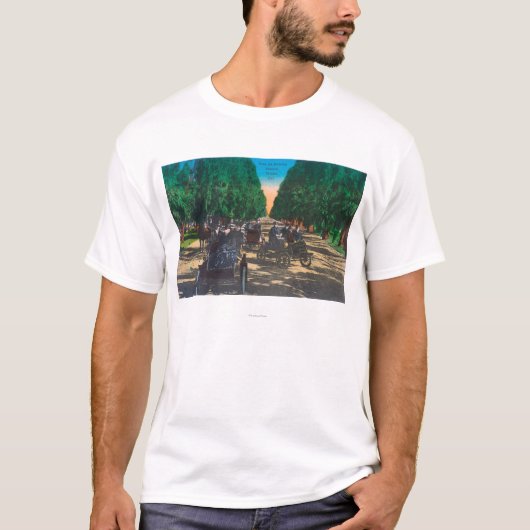 Model-T-snoeren op oorney AvenueFresno, CA T-shirt (Voorkant)