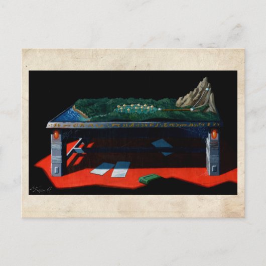 Model tafelblad - Briefkaart (Voorkant)