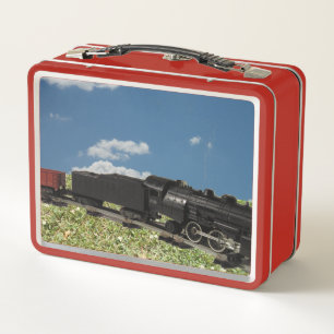 Model Trein Metalen Lunchbox