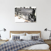 Model Treincanvas Canvas Afdruk (Insitu (Slaapkamer))