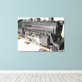 Model Treincanvas Canvas Afdruk (Insitu (Houten vloer))