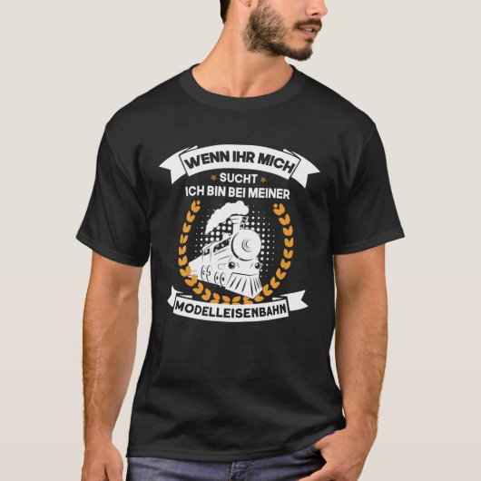 Model Treinmodel modelmaker T-shirt (Voorkant)