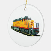 Model U.P. Diesellocomotief Keramisch Ornament (Links)
