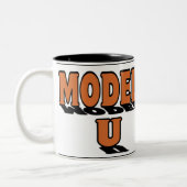 Model U Tweekleurige Koffiemok (Links)