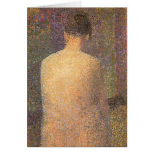 Model van achteren door Georges Seurat,  kunst