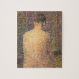 Model van achteren door Georges Seurat,  kunst Legpuzzel
