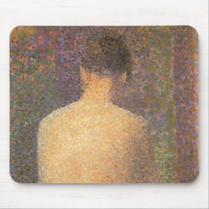 Model van achteren door Georges Seurat,  kunst Muismat