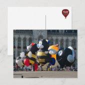 Model van ballooning briefkaart (Voorkant / Achterkant)