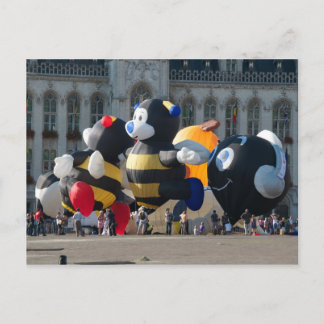 Model van ballooning briefkaart