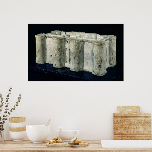Model van de Bastille Poster (Keuken)