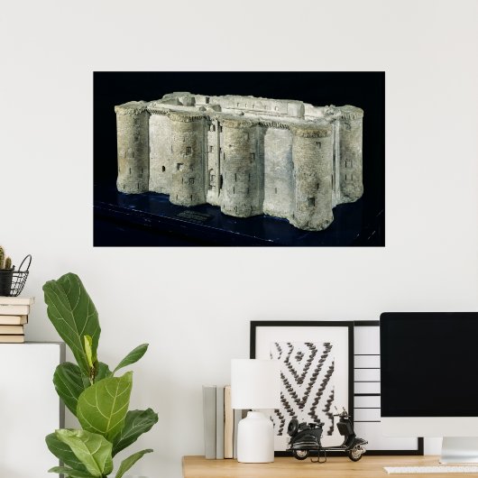 Model van de Bastille Poster (Thuiskantoor)