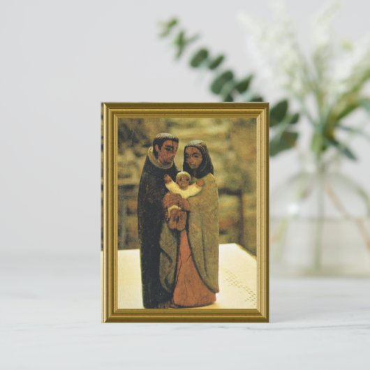 Model van de Heilige Familie Briefkaart (Staand voorkant)
