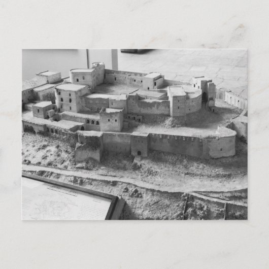 Model van de Krak des Chevaliers, model Briefkaart (Voorkant)