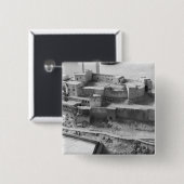 Model van de Krak des Chevaliers, model Vierkante Button 5,1 Cm (Voorkant /achterkant)