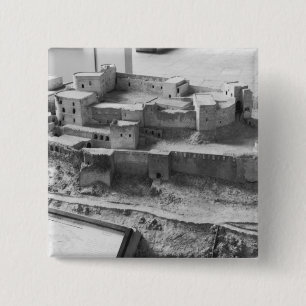 Model van de Krak des Chevaliers, model Vierkante Button 5,1 Cm