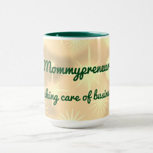 Model van de mommypreneur mok