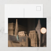 Model van de Notre Dame kathedraal, Parijs Briefkaart (Voorkant / Achterkant)