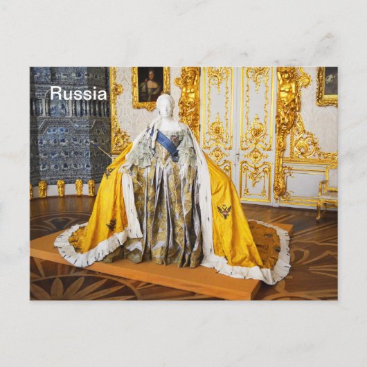 Model van de Russische koningin Briefkaart (Voorkant)