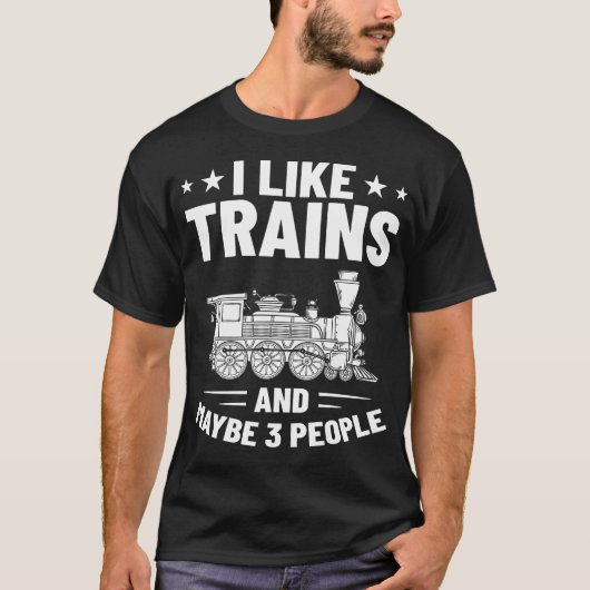 Model van de spoorweg Rc-locomotief, beginner T-shirt (Voorkant)