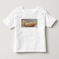 Model van een boot met een hoog benedendek