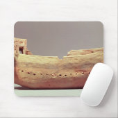 Model van een boot met een hoog benedendek muismat (Met muis)