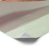 Model van een boot met een hoog benedendek poster (Hoek)