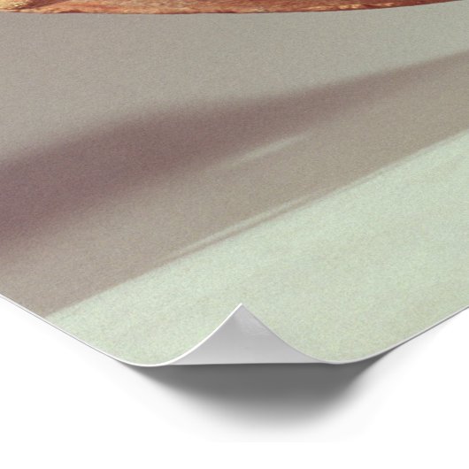 Model van een boot met een hoog benedendek poster (Hoek)