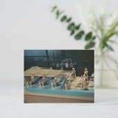 Model van een brug over de Rijn Briefkaart (Staand voorkant)