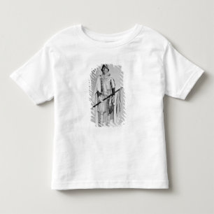 Model van een Carolingian cavalryman Kinder Shirts
