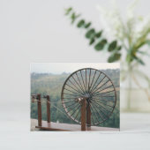 Model van een draaimachine briefkaart (Staand voorkant)