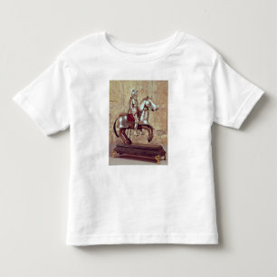 Model van een gestreepte paard en roer, c.1640 kinder shirts