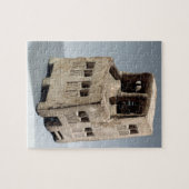 Model van een huis (kalksteen) legpuzzel (Horizontaal)