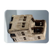 Model van een huis (kalksteen) magneet (Horizontaal)